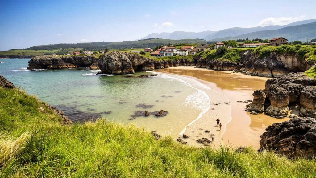 Playa de Puertochico en Asturias (Asturias)