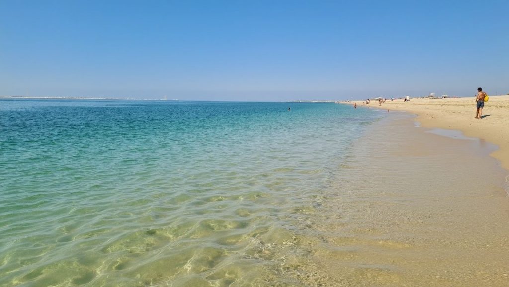 Costa de Ayamonte desde Playa de Punta del Moral, Huelva