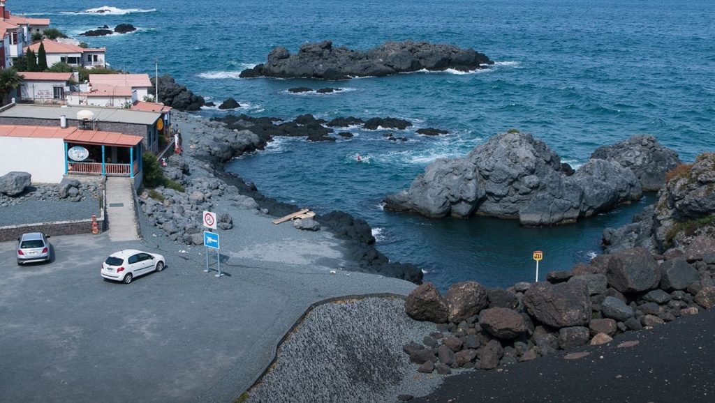 Arena volcánica de Playa de Punta Larga, Candelaria (Tenerife)