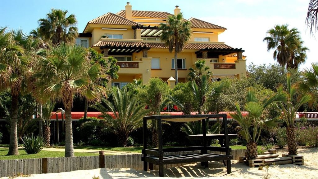 Olas rompiendo en Playa de Río Real, Marbella