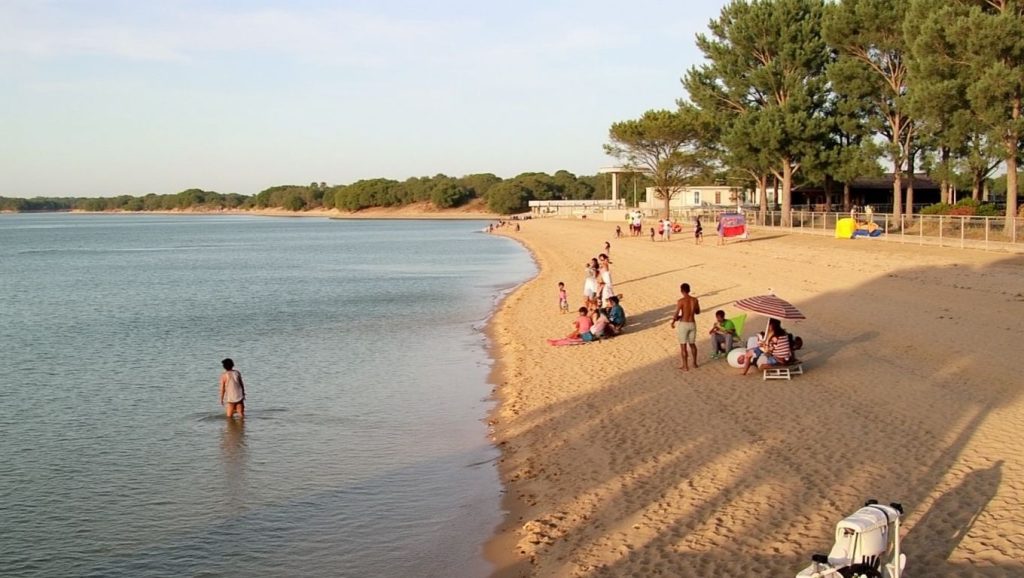 Vista de Playa de Río San Pedro desde la orilla, Puerto Real