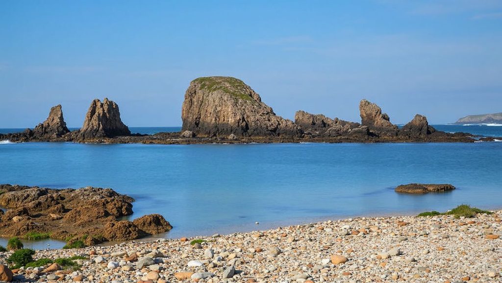 Aguas de Playa de Represas en Asturias (Asturias)