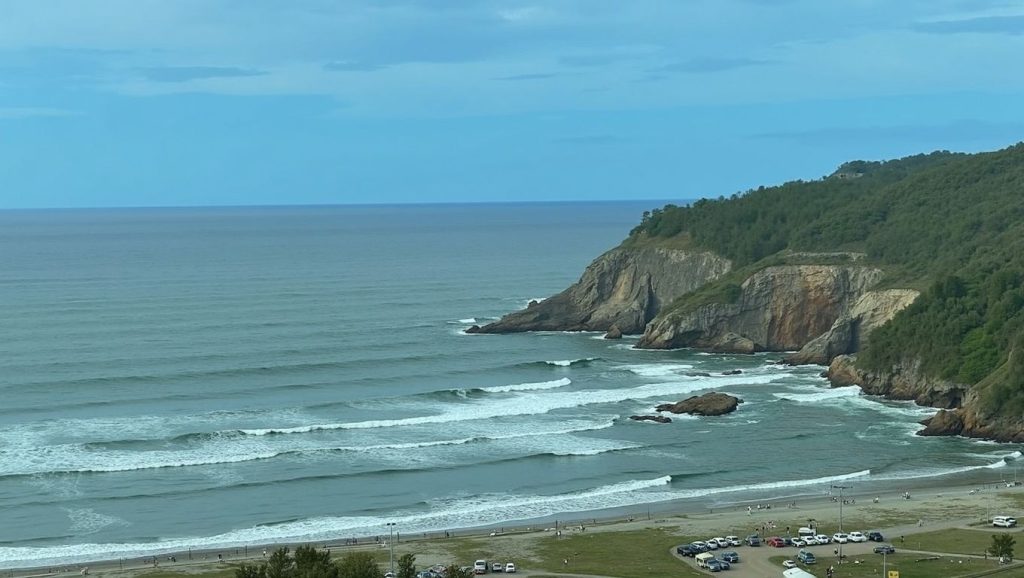 Panorámica de Playa de Ribón, Asturias