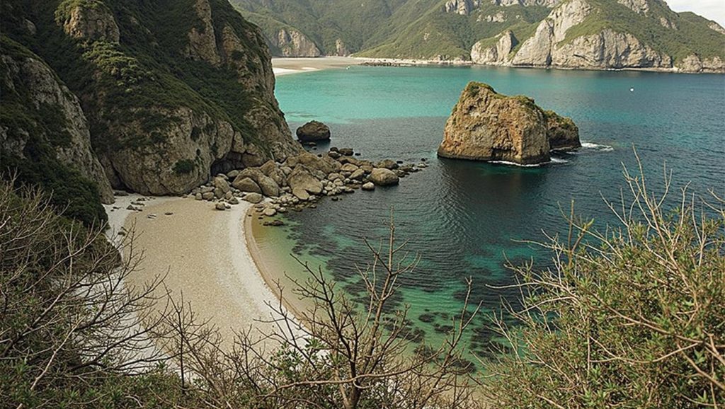Acantilados y costa de Playa de Ribón, Valdés (Asturias)