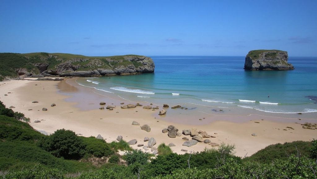 Aguas de Playa de Ribón en Valdés (Asturias)