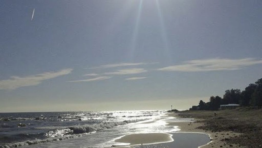 Horizonte desde Playa de Riviera del Sol, Mijas, Málaga