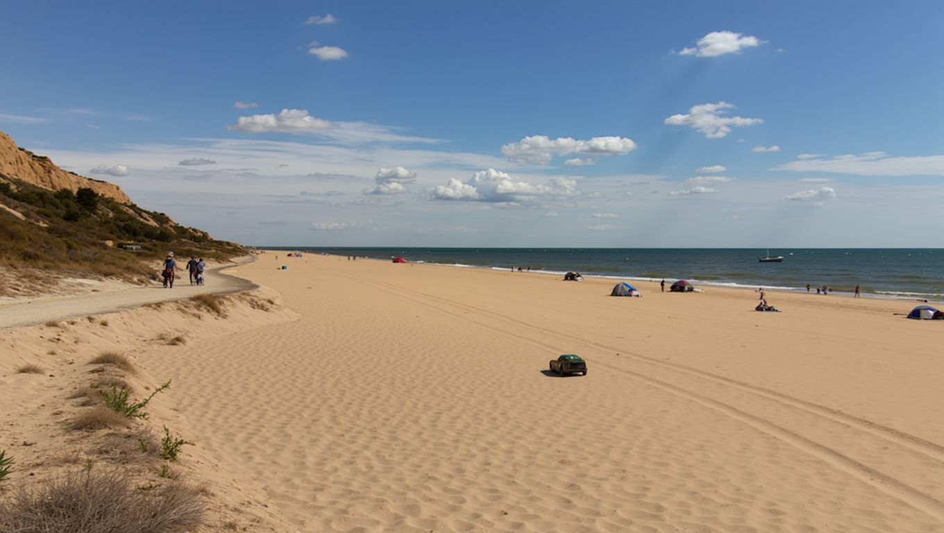 Playa de Rompeculos Moguer perros