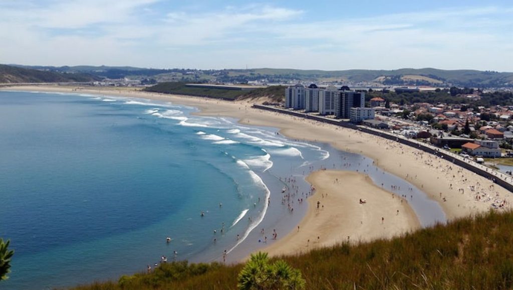 Entorno natural de Playa de Salinas en Asturias