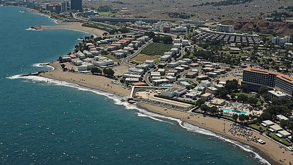Panorámica de Playa de San Agustín, Gran Canaria