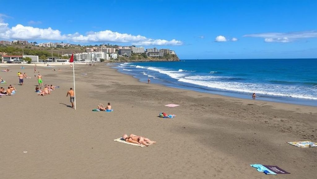 Aguas de Playa de San Agustín en San Bartolomé de Tirajana (Maspalomas) (Gran Canaria)