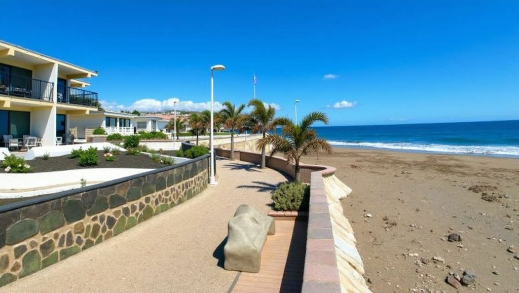 Entorno natural de Playa de San Agustín en Gran Canaria