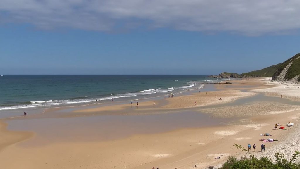 Panorámica de Playa de San Antolín de Bedón, Asturias