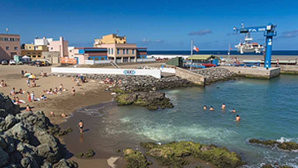Entorno natural de Playa de San Cristóbal en Gran Canaria