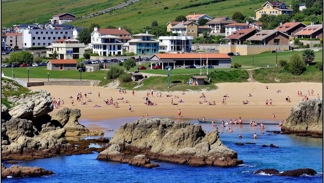 Playa de San Juan de la Canal (Santa Cruz de Bezana, Cantabria)