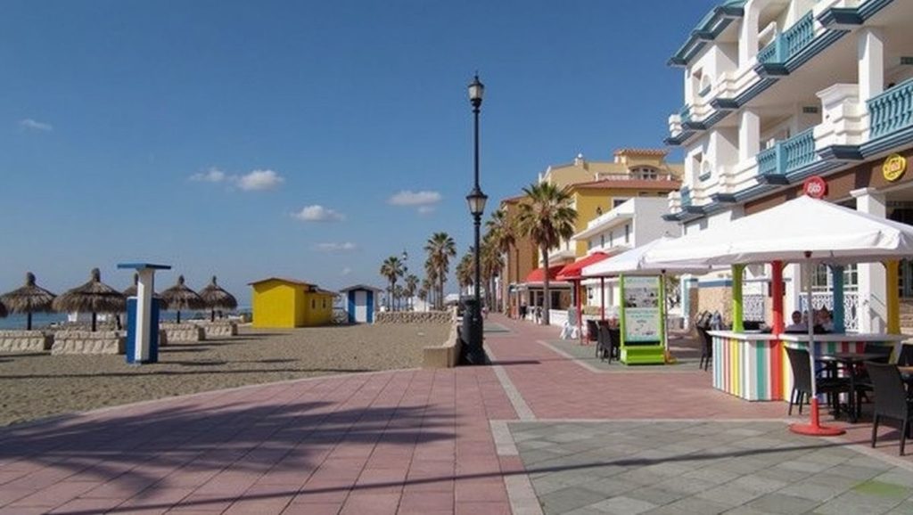 Textura de arena en San Luis de Sabinillas, Manilva, Málaga