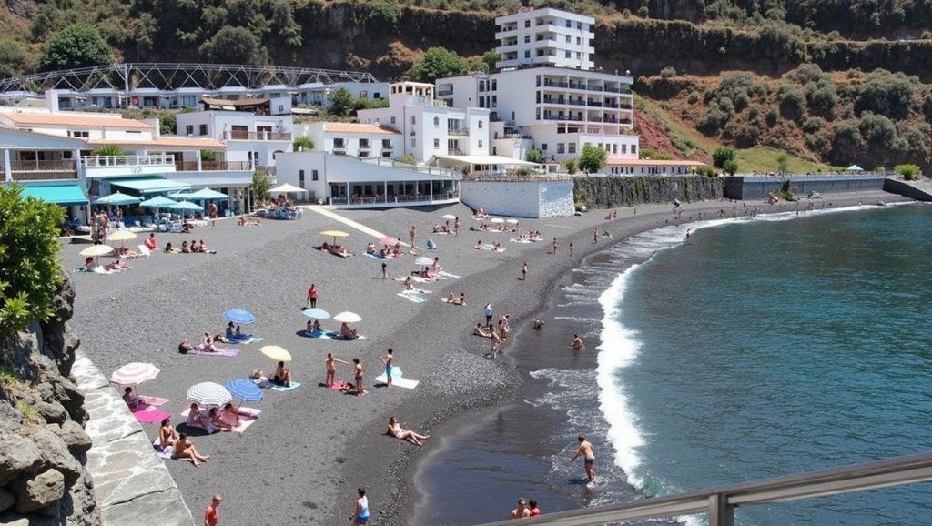 Playa de San Marcos en Icod de los Vinos (Tenerife)