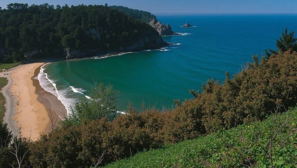 Playa de San Pedru la Ribera en Asturias (Asturias)
