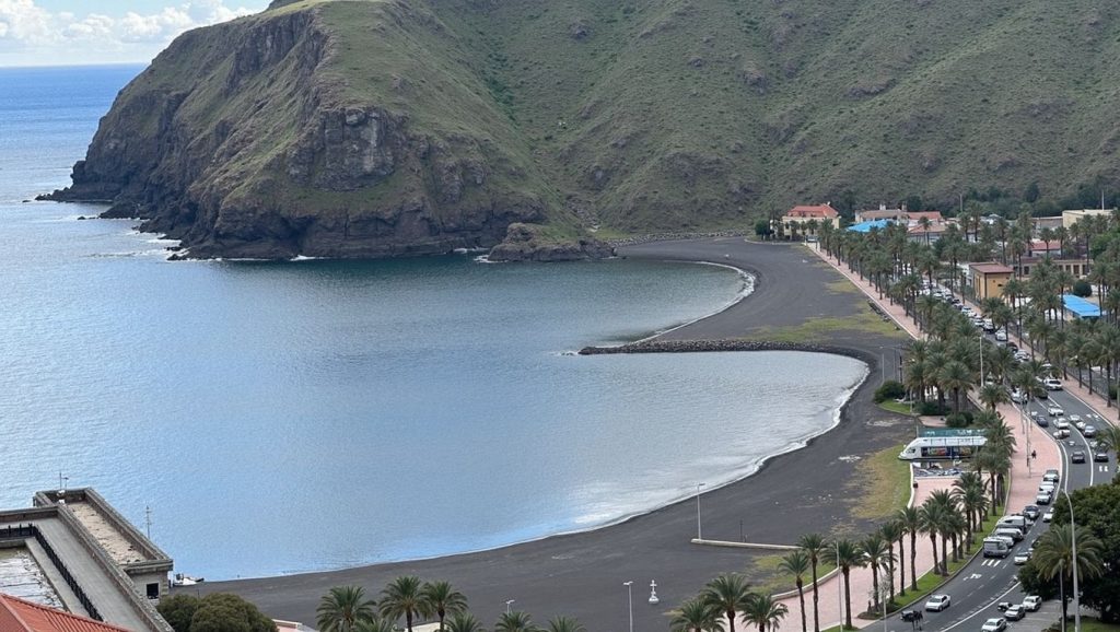 Arena volcánica de Playa de San Sebastián, San Sebastián de la Gomera (La Gomera)