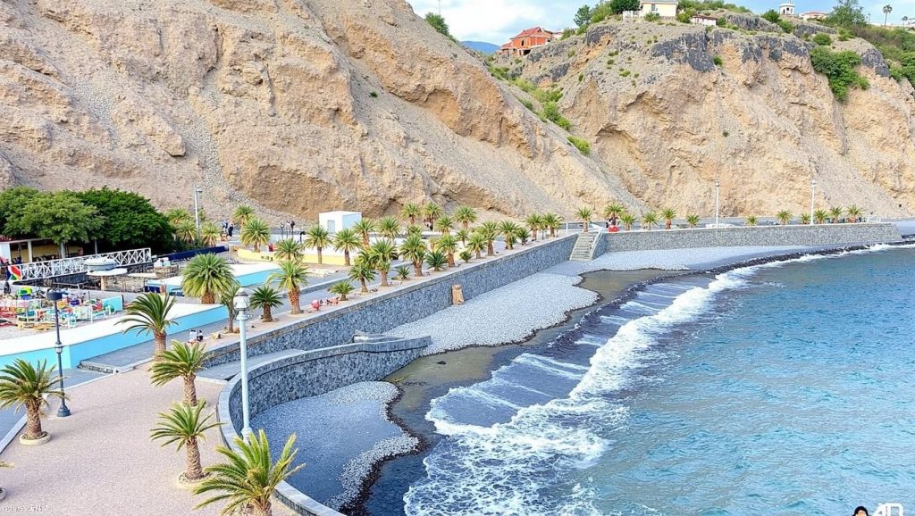 Entorno natural de Playa de San Sebastián en La Gomera