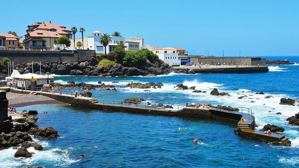 Panorámica de Playa de San Telmo, Tenerife