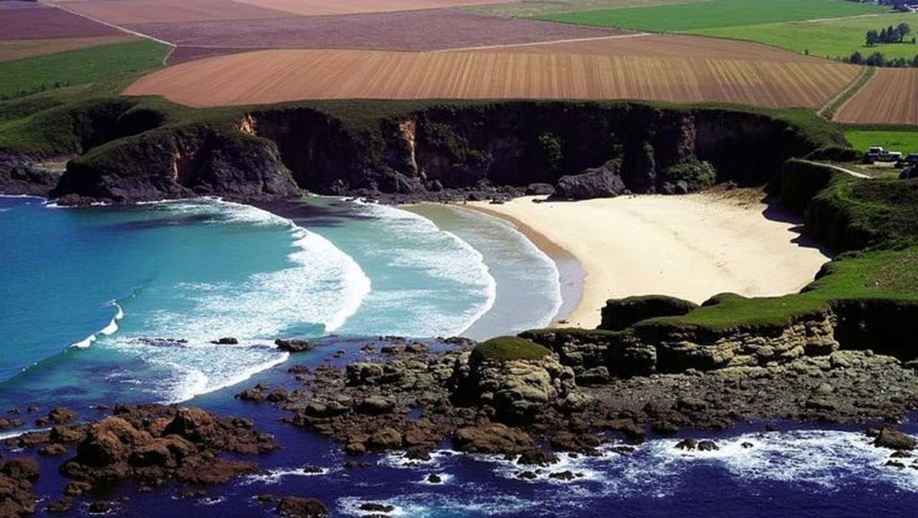 Acantilados y costa de Playa de Santa Gadea, Asturias (Asturias)