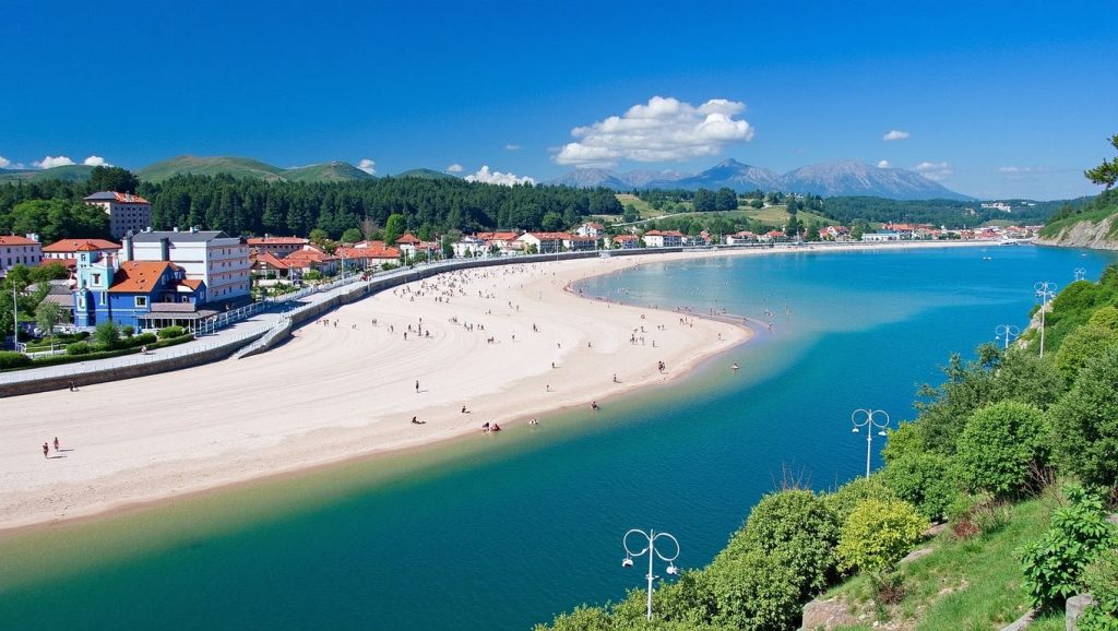 Playa de Santa Marina en Asturias (Asturias)