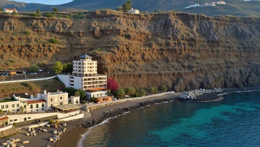 Entorno natural de Playa de Santo Domingo en Tenerife