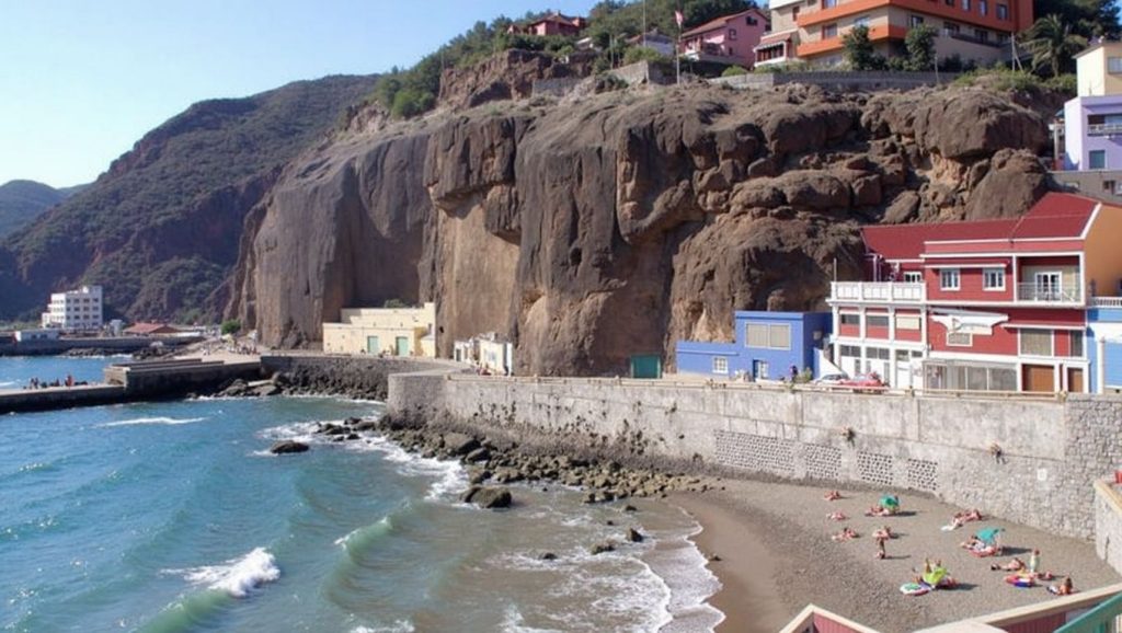 Arena volcánica de Playa de Sardina, Gáldar (Gran Canaria)