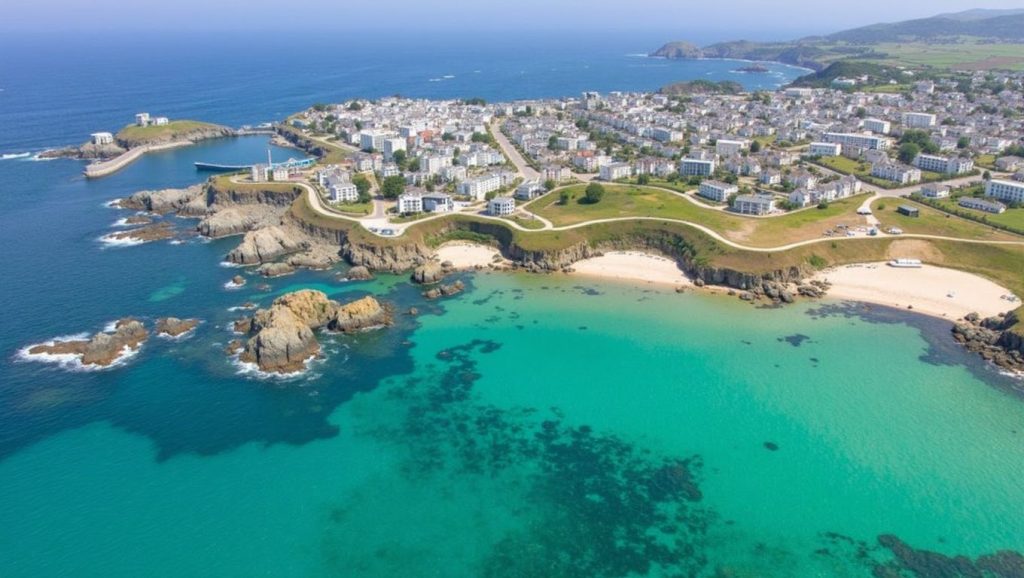Aguas de Playa de Serantes en Tapia de Casariego (Asturias)