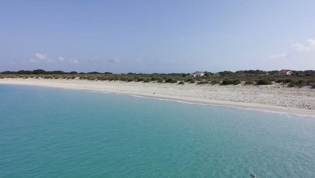 Playa Ses Salines desde la arena, Sant Josep de sa Talaia, Ibiza