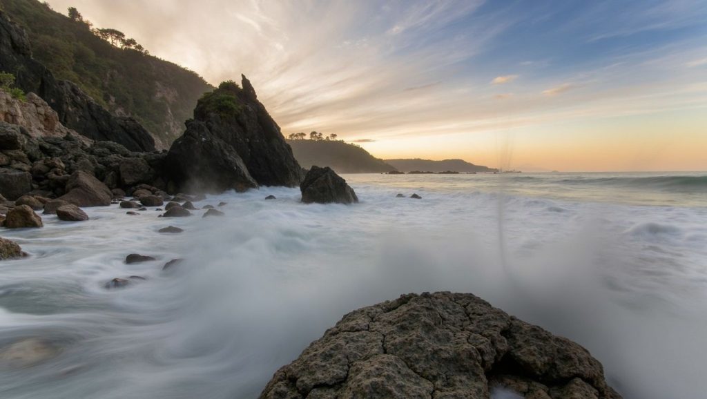 Panorámica de Playa de Tablizo, Asturias