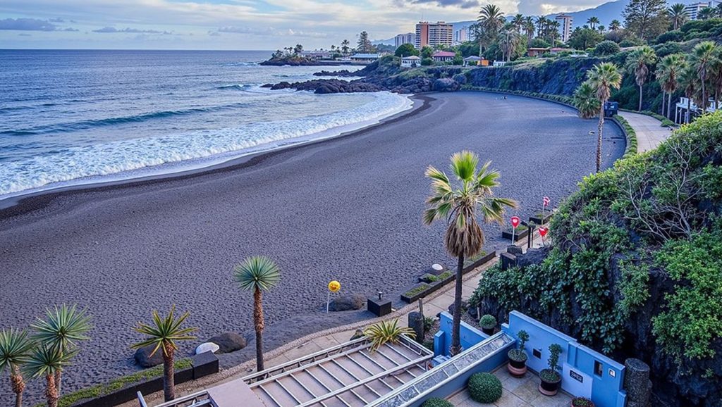 Arena volcánica de Playa de Tahodio, Santa Cruz de Tenerife (Tenerife)
