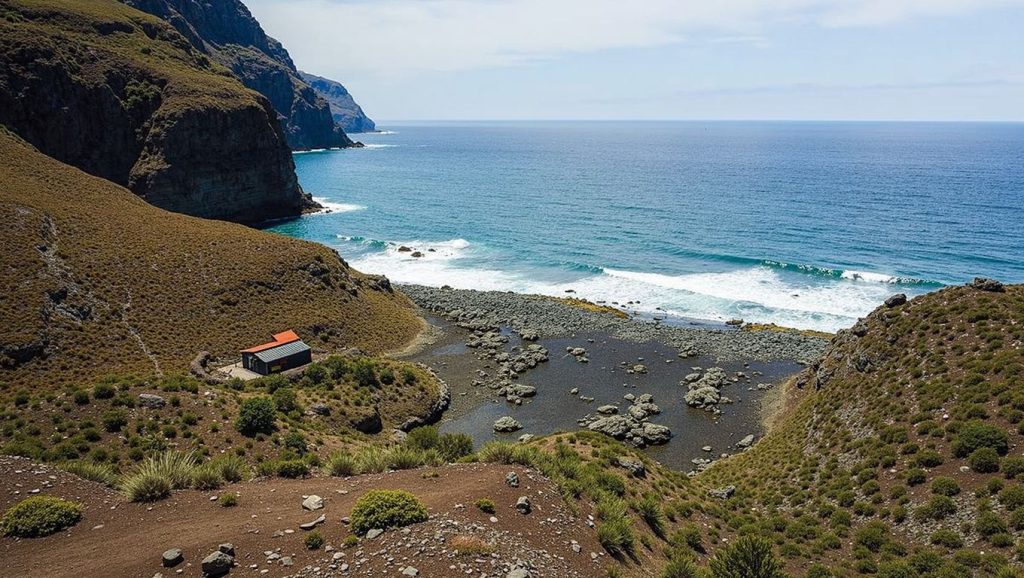 Panorámica de Playa de Tamadite, Tenerife