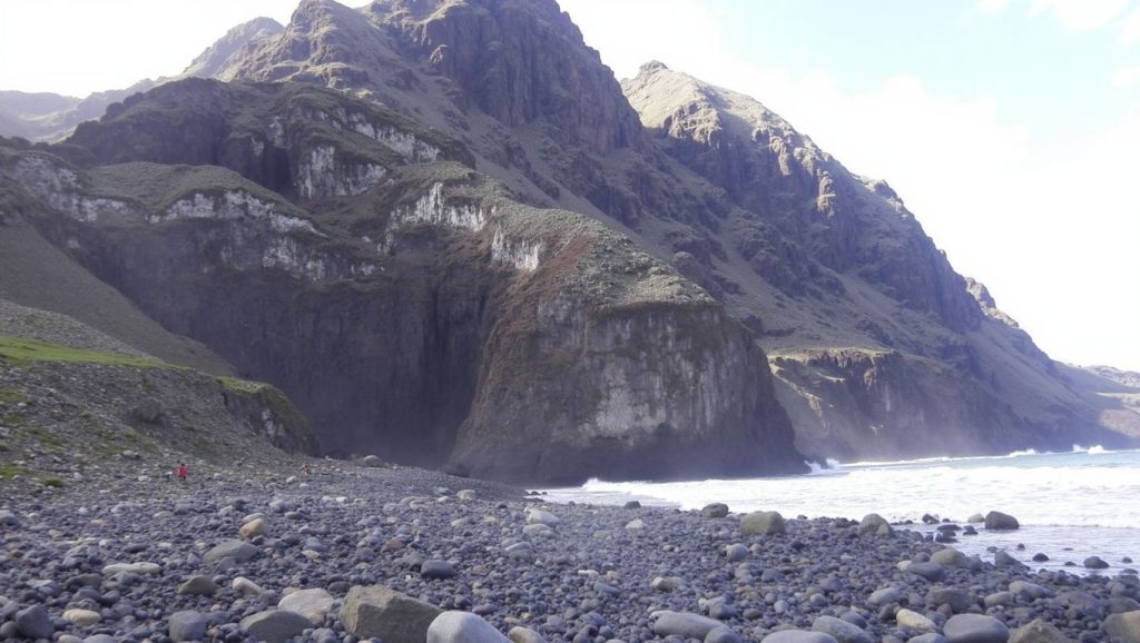 Arena de Playa de Tamadite, Tegueste (Tenerife)