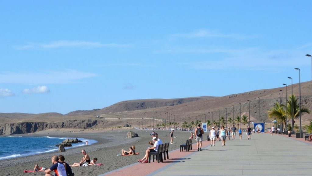 Aguas de Playa de Tarajalejo en Gran Tarajal (Fuerteventura)