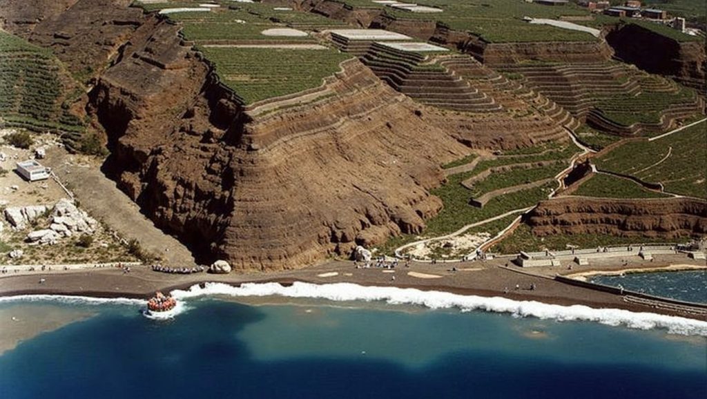 Arena volcánica de Playa de Tarajales, Tazacorte (La Palma)