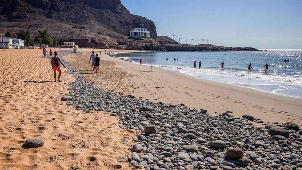Aguas de Playa de Tauro en Mogán (Gran Canaria)