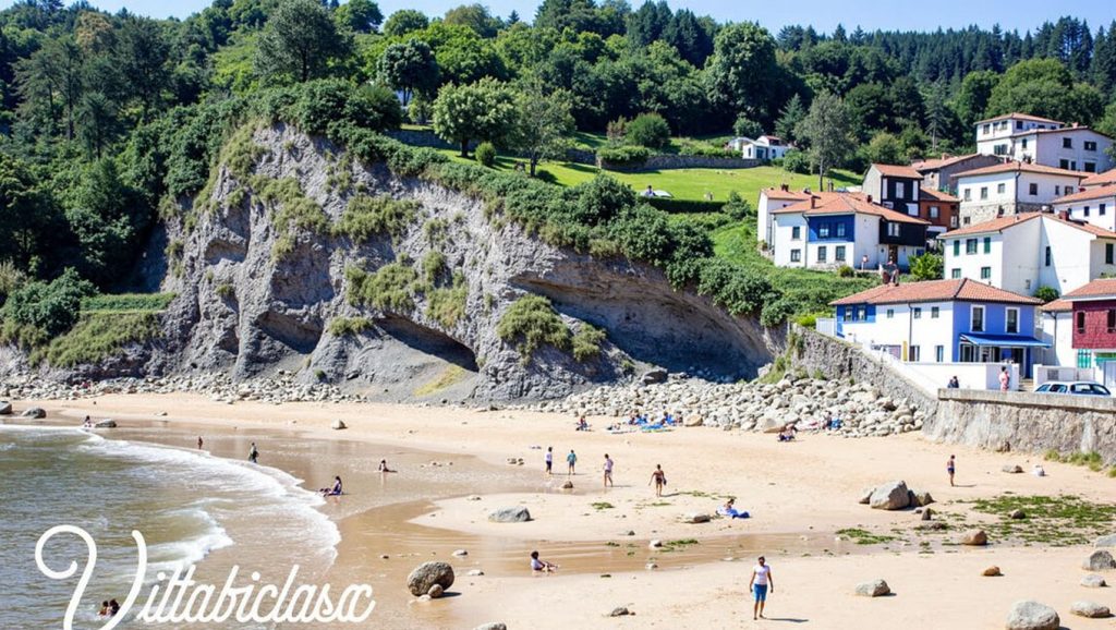Aguas de Playa de Tazones en Villaviciosa (Asturias)