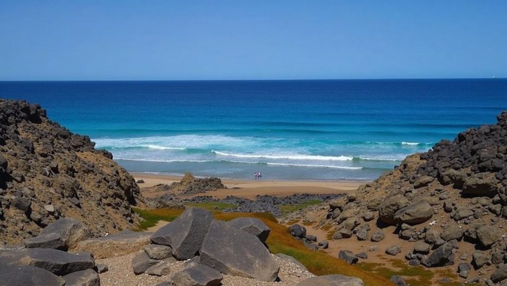Panorámica de Playa de Tebeto, Fuerteventura