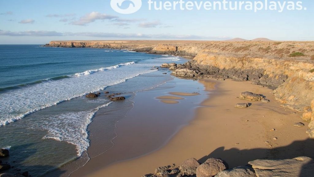 Arena de Playa de Tebeto, La Oliva (Fuerteventura)