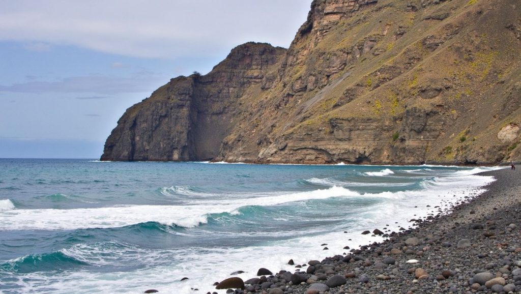 Playa de Teguijuel en Hermigua (La Gomera)