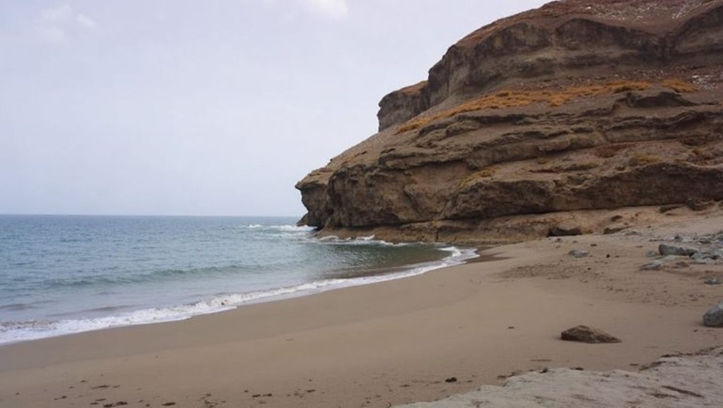 Panorámica de Playa de Tiritaña, Gran Canaria