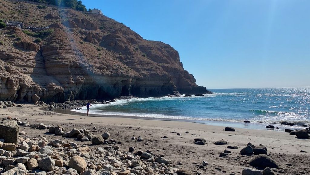 Arena de Playa de Tiritaña, Mogán (Gran Canaria)