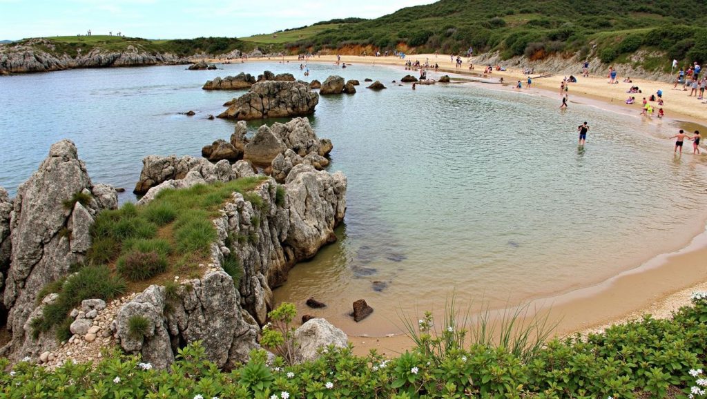 Aguas de Playa de Toró en Llanes (Asturias)