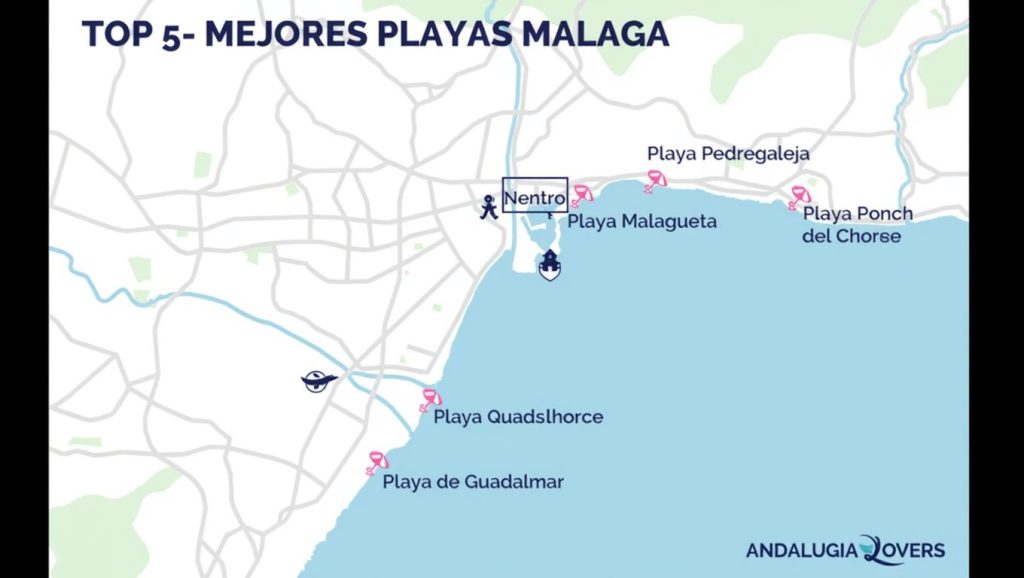 Vista de Playa de Trayamar desde la orilla, Vélez-Málaga