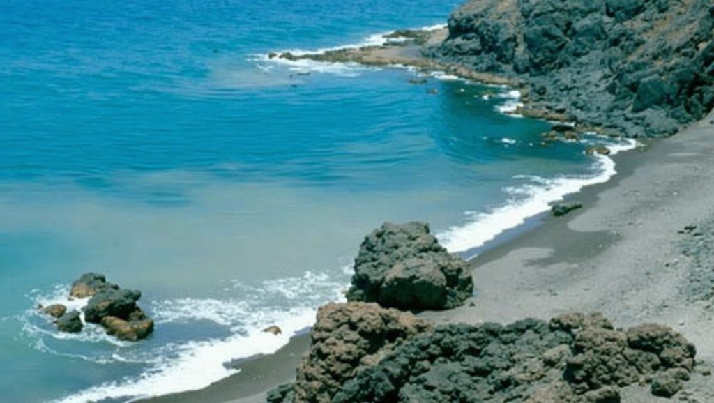 Panorámica de Playa de Trigo, La Gomera