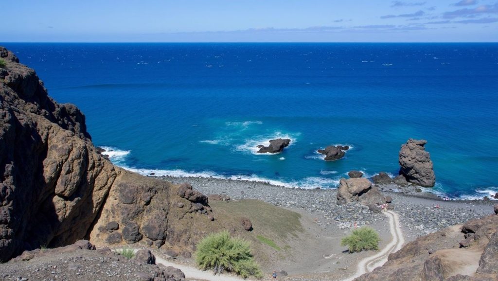 Acantilados y costa de Playa de Trigo, Vallehermoso (La Gomera)