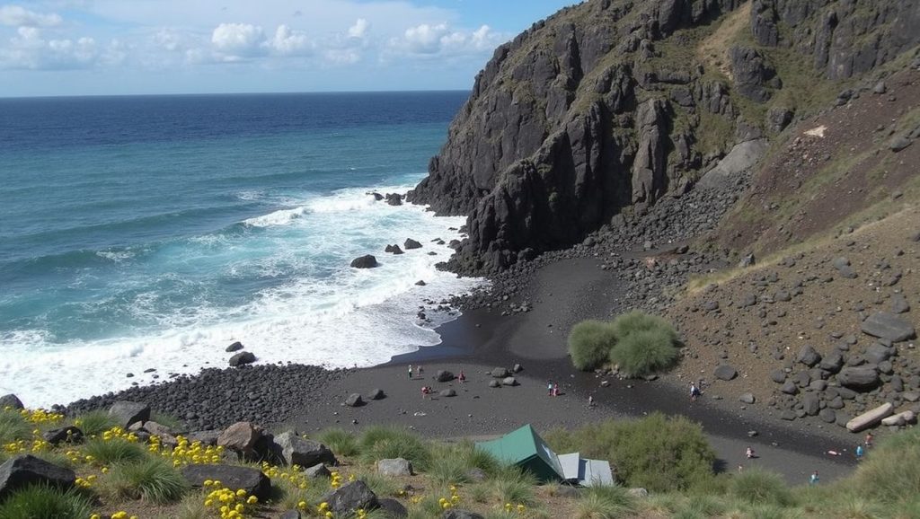 Aguas de Playa de Trigo en Vallehermoso (La Gomera)