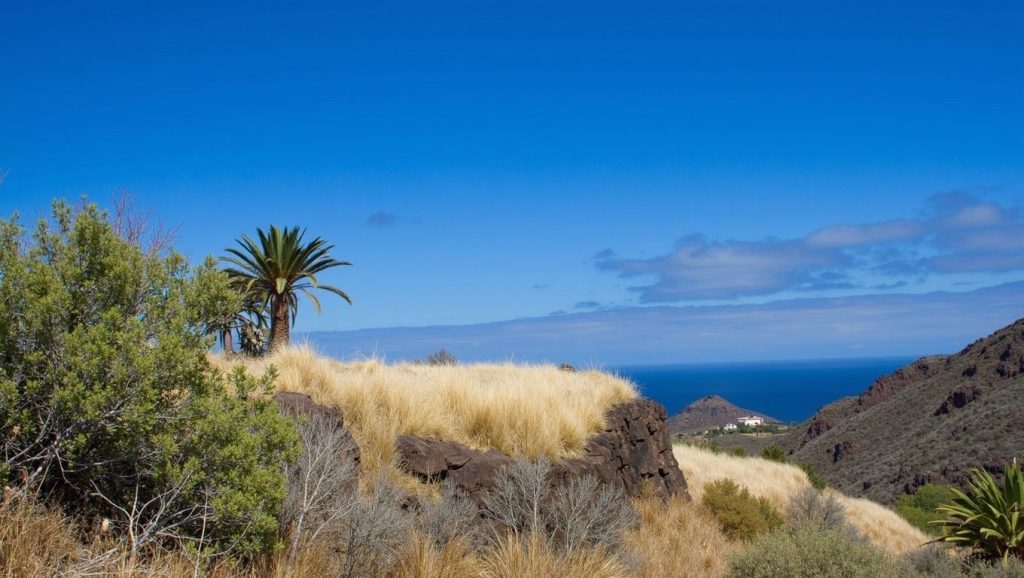 Entorno natural de Playa de Trigo en La Gomera