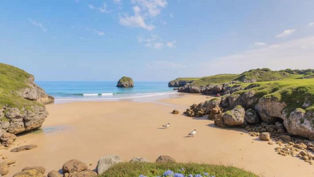 Playa de Troenzo en Asturias (Asturias)
